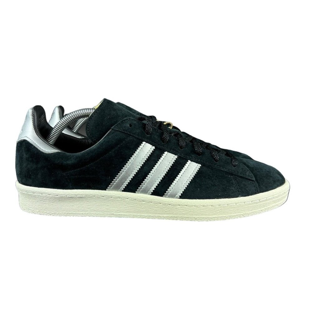 Adidas Originals Campus 80s Black White Suede Shoes GX7330 Men's Sizes 7.5 - 12